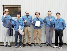 ISO9001認証取得チーム